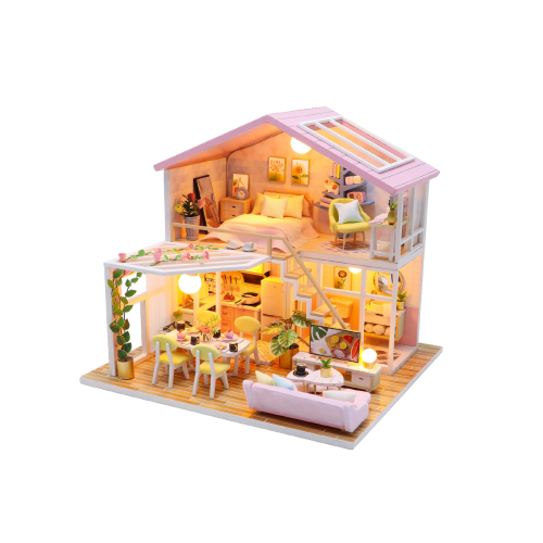 Румбокс Интерьерный конструктор Hobby Day DIY MiniHouse, Ванильное небо,  M2001