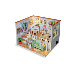 Румбокс Интерьерный конструктор Hobby Day DIY MiniHouse, Музыкальная комната, M026