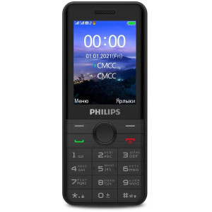 Мобильный телефон Philips E172 Xenium черный моноблок 2Sim 2.4